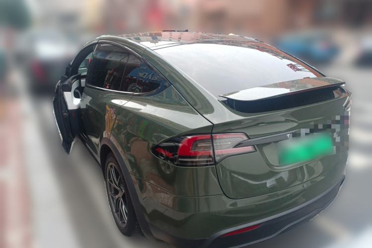 Used Tesla Model X 2023 Dual-Motor All-Wheel-Drive Version Rear Left 45 Deg