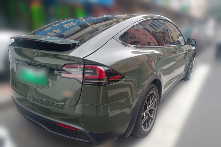 Used Tesla Model X 2023 Dual-Motor All-Wheel-Drive Version Rear Right 45 Deg
