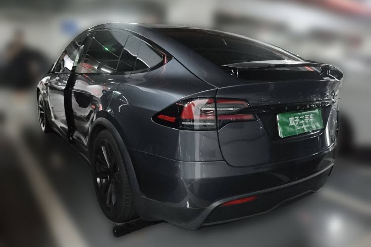 Used Tesla Model X 2023 Three-Motor All-Wheel-Drive Plaid Version Rear Left 45 Deg