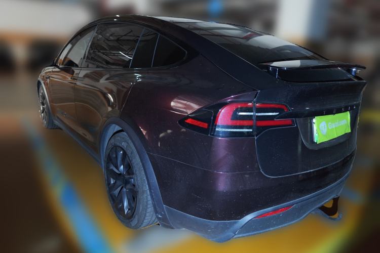 Used Tesla Model X 2023 Dual-Motor All-Wheel-Drive Version Rear Left 45 Deg