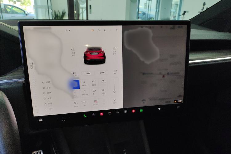 Used Tesla Model X 2023 Dual-Motor All-Wheel-Drive Version Audio And AC Panel