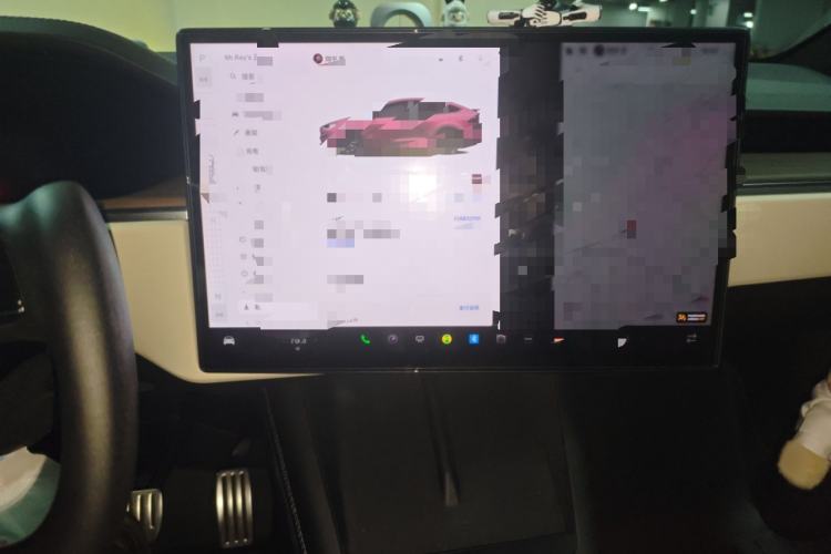 Used Tesla Model X 2023 Dual-Motor All-Wheel-Drive Version Audio And AC Panel
