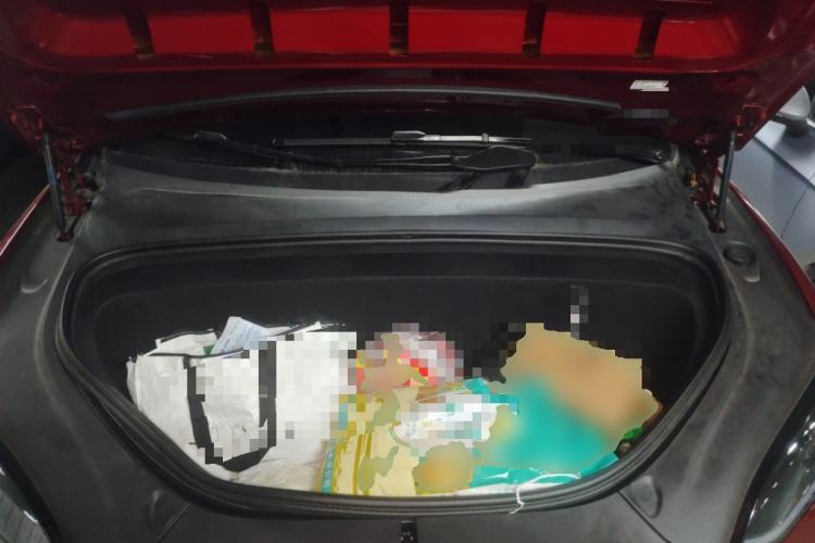 Used Tesla Model X 2023 Dual-Motor All-Wheel-Drive Version Engine Bay