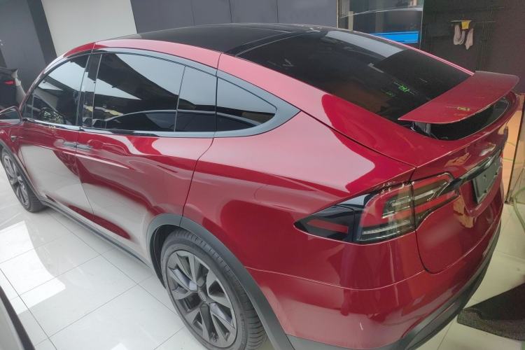 Used Tesla Model X 2023 Dual-Motor All-Wheel-Drive Version Rear Left 45 Deg