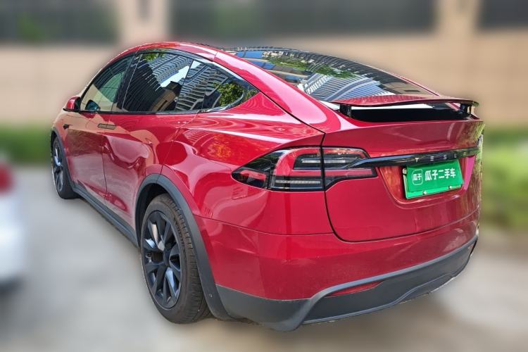 Used Tesla Model X 2023 Dual-Motor All-Wheel-Drive Version Rear Left 45 Deg