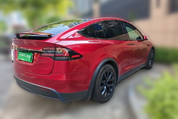 Used Tesla Model X 2023 Dual-Motor All-Wheel-Drive Version Rear Right 45 Deg