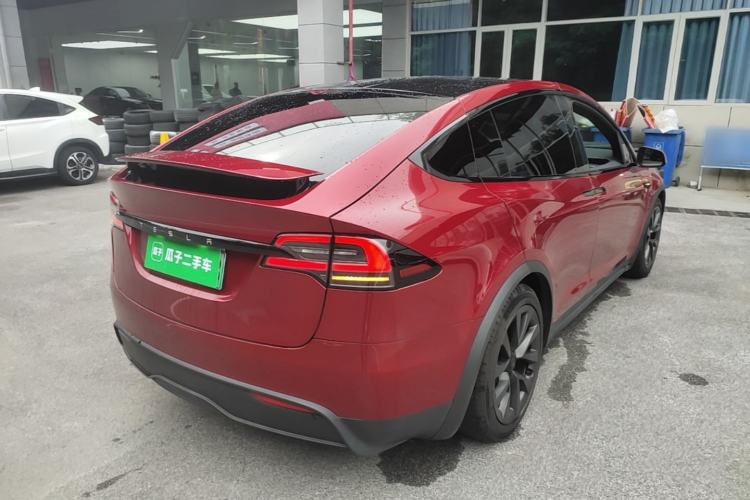 Used Tesla Model X 2023 Dual-Motor All-Wheel-Drive Version Rear Right 45 Deg