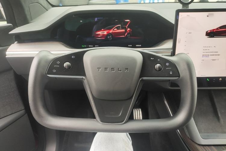 Used Tesla Model X 2023 Dual-Motor All-Wheel-Drive Version Steering Wheel