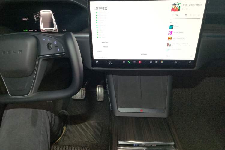 Used Tesla Model X 2023 Dual-Motor All-Wheel-Drive Version Audio And AC Panel