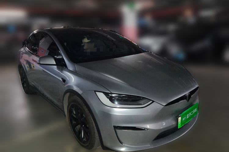Used Tesla Model X 2023 Dual-Motor All-Wheel-Drive Version Front Right 45 Deg