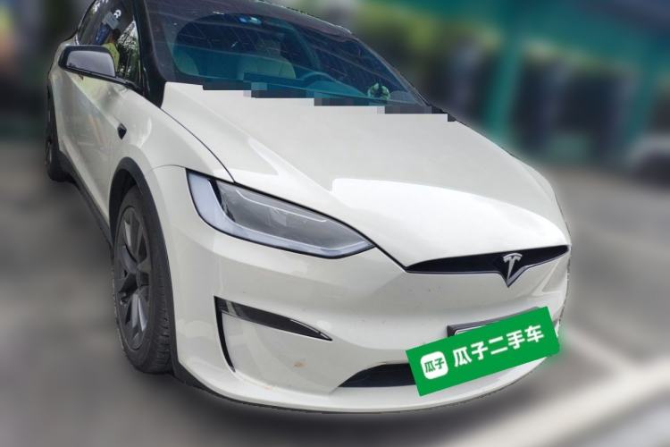 Used Tesla Model X 2023 Dual-Motor All-Wheel-Drive Version Front Right 45 Deg