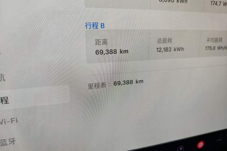 Used Tesla Model X 2023 Dual-Motor All-Wheel-Drive Version Odometer Close Up