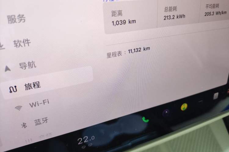 Used Tesla Model X 2023 Dual-Motor All-Wheel-Drive Version Odometer Close Up