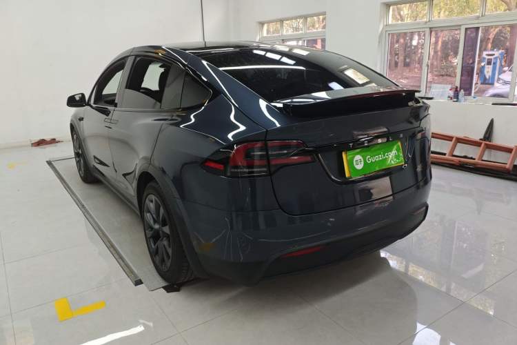 Used Tesla Model X 2023 Three-Motor All-Wheel-Drive Plaid Version Rear Left 45 Deg