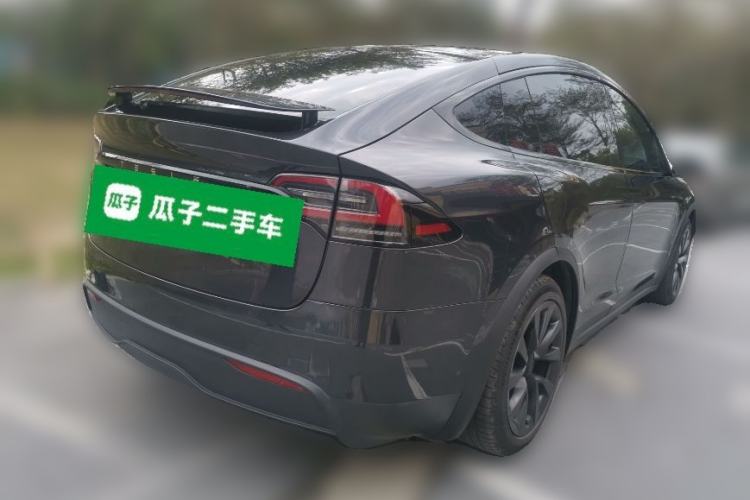 Used Tesla Model X 2023 Dual-Motor All-Wheel-Drive Version Rear Right 45 Deg