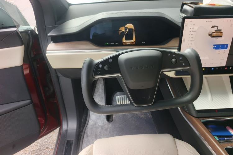 Used Tesla Model X 2023 Dual-Motor All-Wheel-Drive Version Steering Wheel