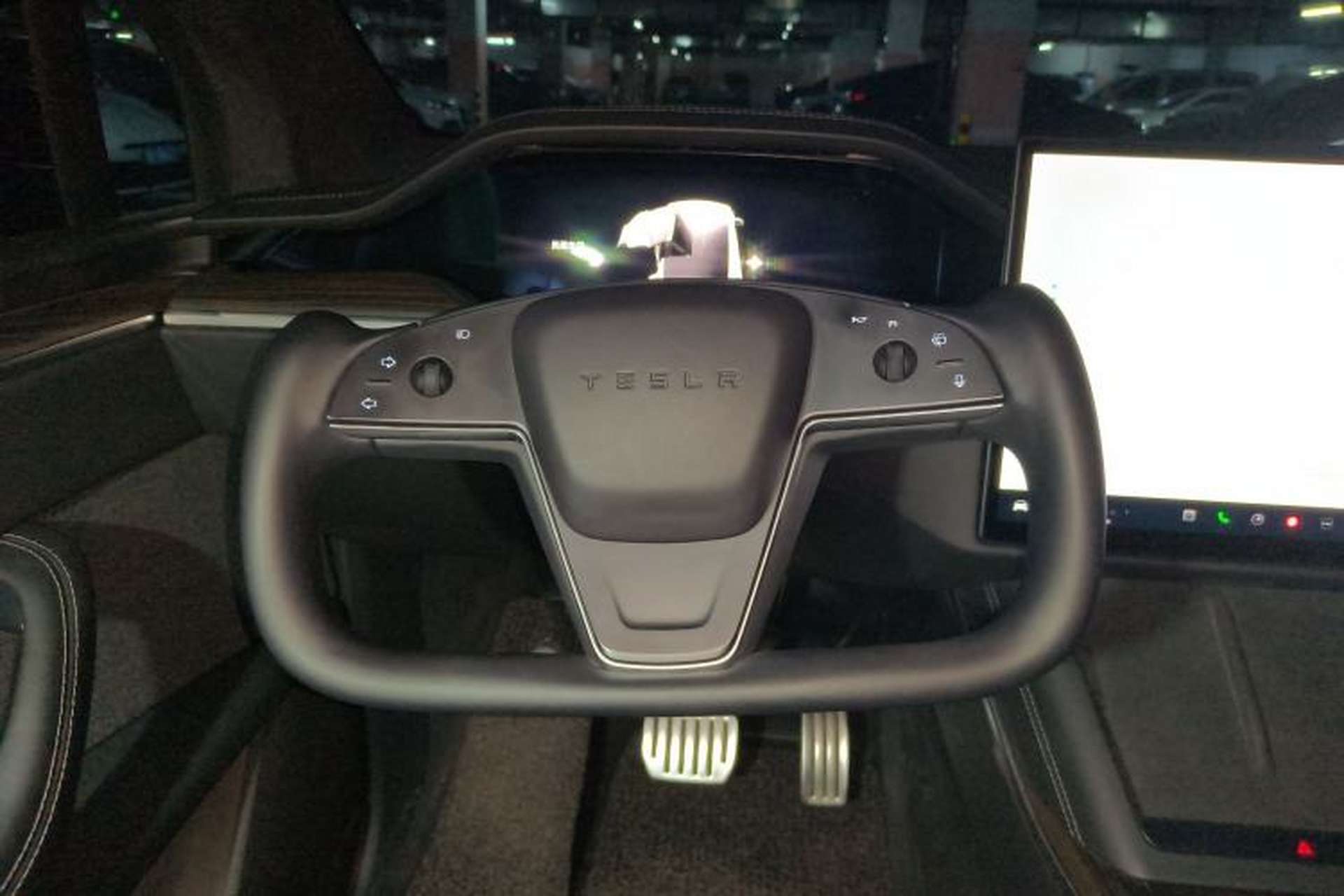 Used Tesla Model X 2023 Dual-Motor All-Wheel-Drive Version Steering Wheel