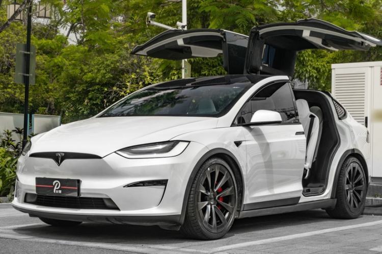 Used Tesla Model X 2023 Three-Motor All-Wheel-Drive Plaid Version Guazi used car, China used car export, Used car for sale, Used cars, Cheapest cars for sale