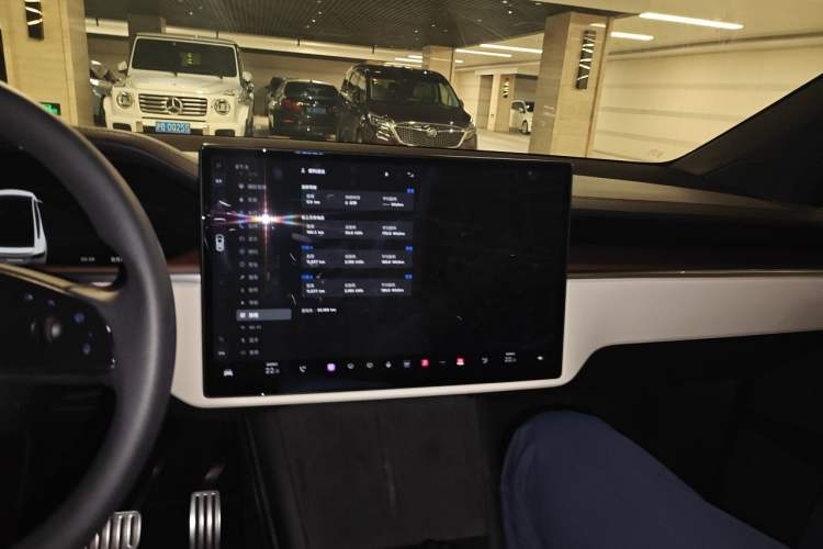 Used Tesla Model X 2023 Dual-Motor All-Wheel-Drive Version Audio And AC Panel