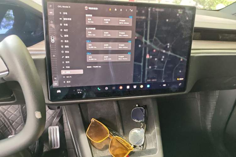 Used Tesla Model X 2023 Dual-Motor All-Wheel-Drive Version Audio And AC Panel