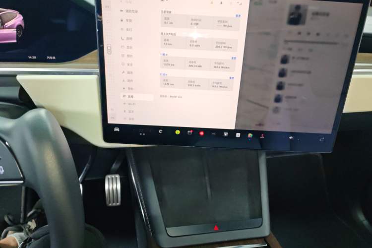 Used Tesla Model X 2023 Dual-Motor All-Wheel-Drive Version Audio And AC Panel
