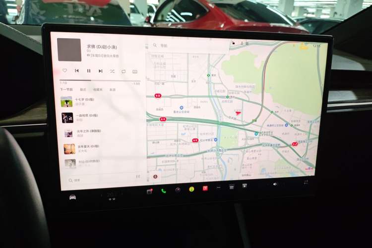 Used Tesla Model X 2023 Dual-Motor All-Wheel-Drive Version Audio And AC Panel