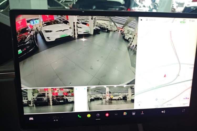 Used Tesla Model X 2023 Dual-Motor All-Wheel-Drive Version Audio And AC Panel