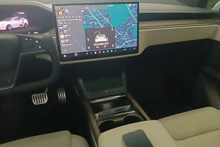 Used Tesla Model X 2023 Dual-Motor All-Wheel-Drive Version Audio And AC Panel