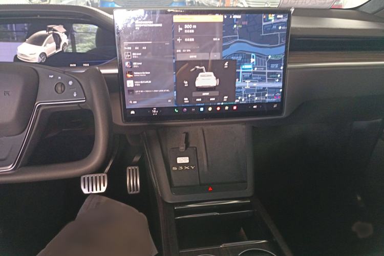Used Tesla Model X 2023 Dual-Motor All-Wheel-Drive Version Audio And AC Panel