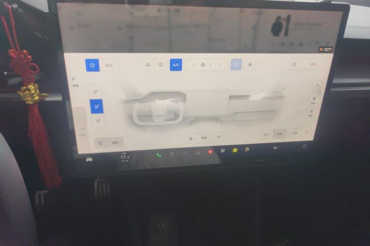 Used Tesla Model X 2023 Dual-Motor All-Wheel-Drive Version Audio And AC Panel