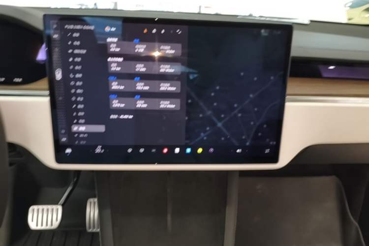 Used Tesla Model X 2023 Dual-Motor All-Wheel-Drive Version Audio And AC Panel