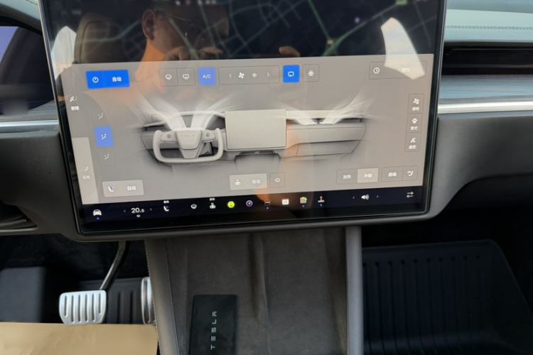 Used Tesla Model X 2023 Dual-Motor All-Wheel-Drive Version Audio And AC Panel