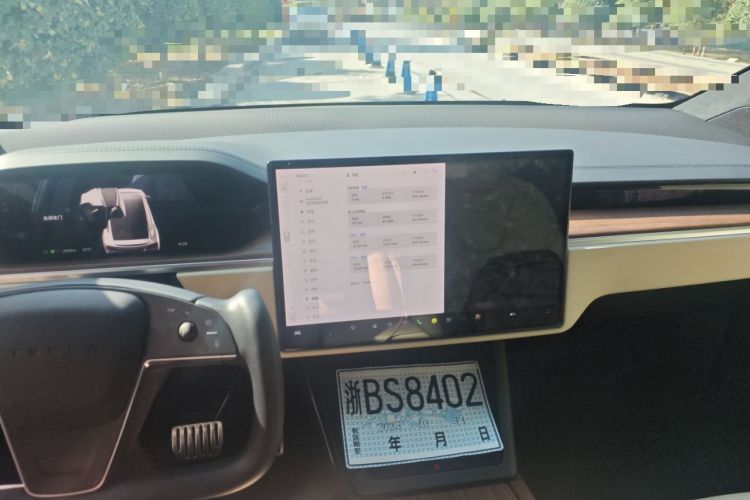Used Tesla Model X 2023 Dual-Motor All-Wheel-Drive Version Audio And AC Panel