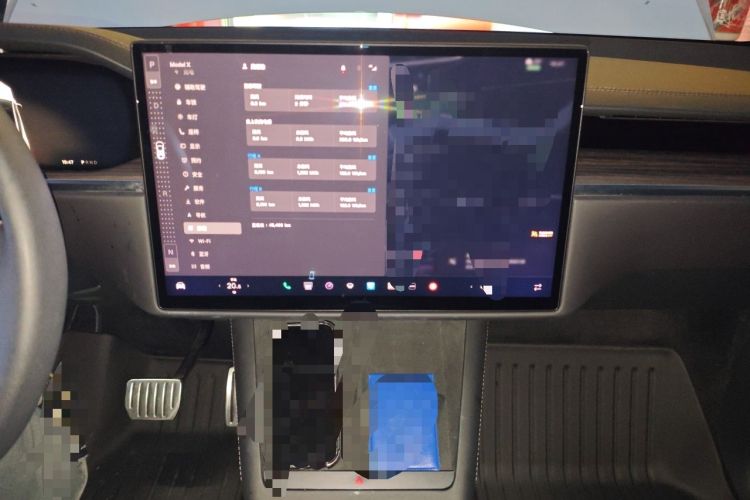 Used Tesla Model X 2023 Dual-Motor All-Wheel-Drive Version Audio And AC Panel