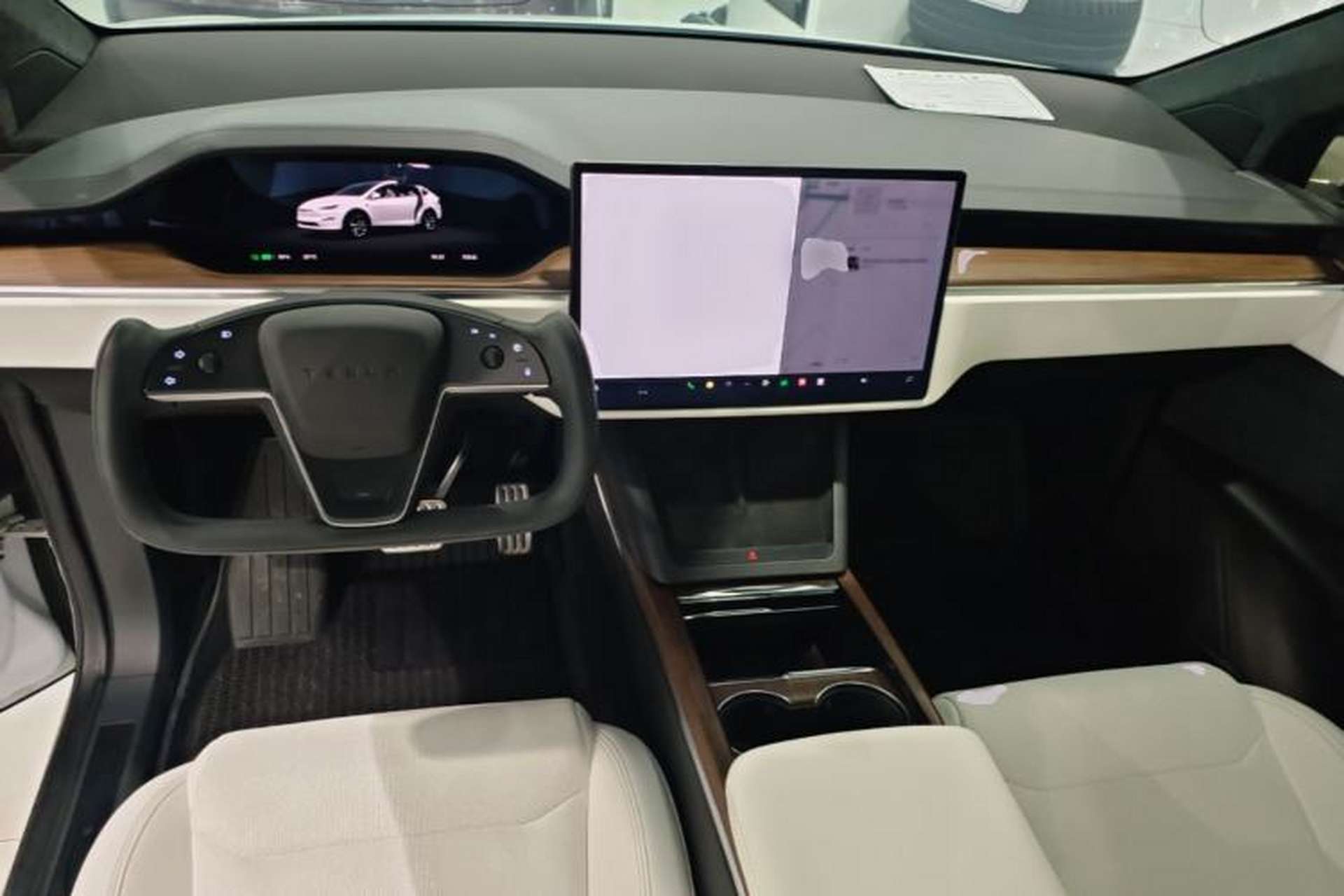 Used Tesla Model X 2023 Dual-Motor All-Wheel-Drive Version Center Console