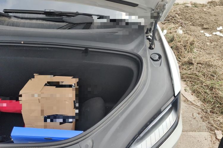 Used Tesla Model X 2023 Dual-Motor All-Wheel-Drive Version Engine Bay Left