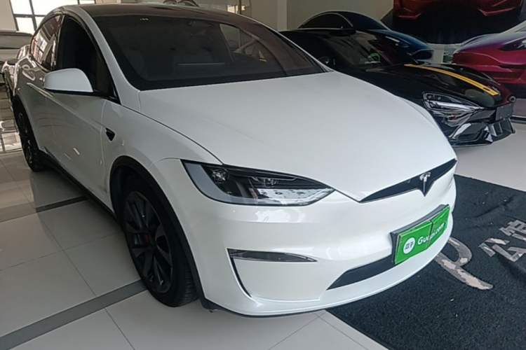 Used Tesla Model X 2023 Dual-Motor All-Wheel-Drive Version Front Right 45 Deg