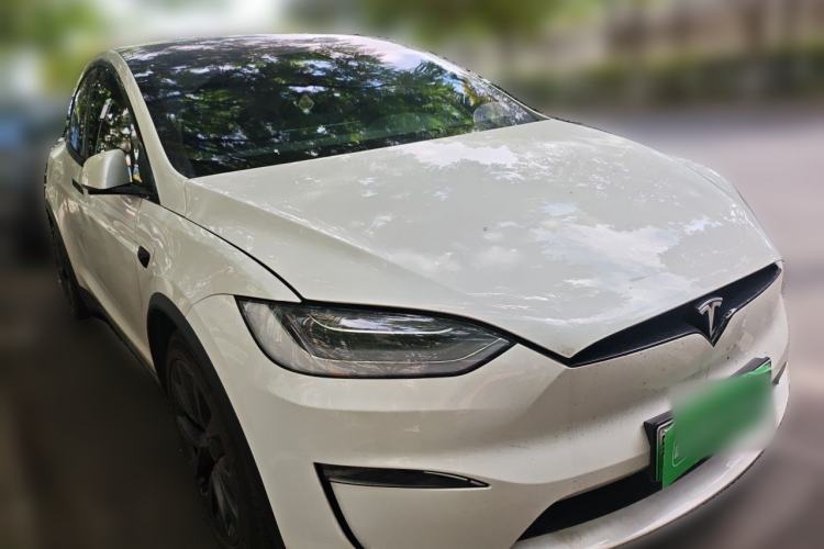Used Tesla Model X 2023 Dual-Motor All-Wheel-Drive Version Front Right 45 Deg