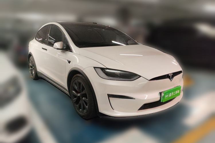 Used Tesla Model X 2023 Dual-Motor All-Wheel-Drive Version Front Right 45 Deg