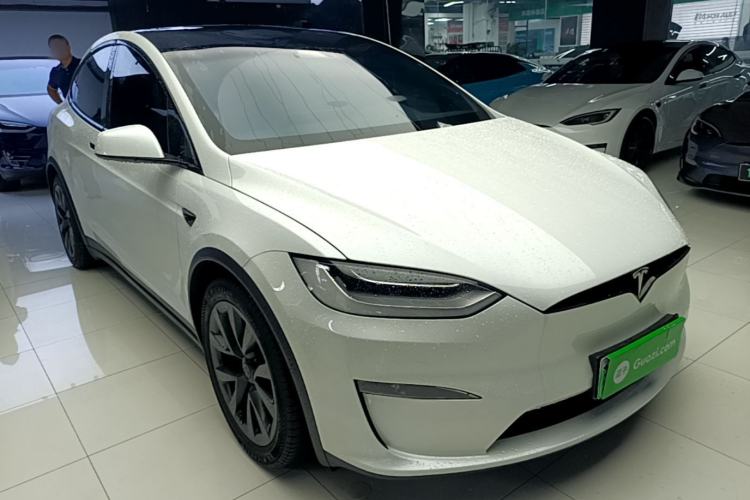 Used Tesla Model X 2023 Dual-Motor All-Wheel-Drive Version Front Right 45 Deg
