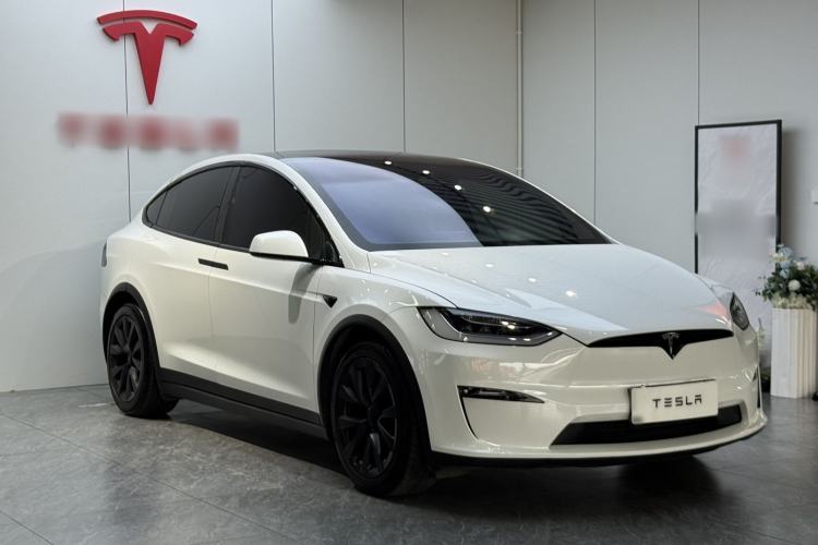 Used Tesla Model X 2023 Dual-Motor All-Wheel-Drive Version Front Right 45 Deg