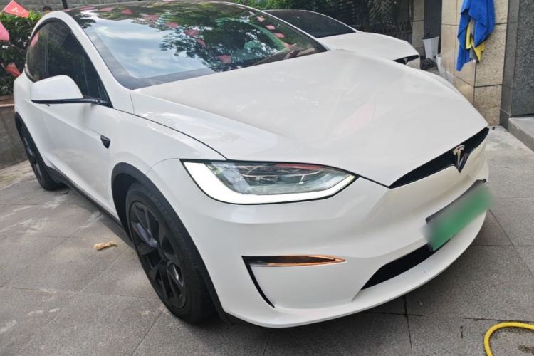 Used Tesla Model X 2023 Dual-Motor All-Wheel-Drive Version Front Right 45 Deg