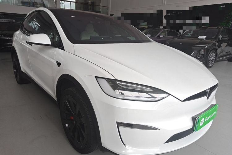 Used Tesla Model X 2023 Three-Motor All-Wheel-Drive Plaid Version Front Right 45 Deg