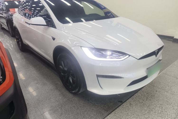 Used Tesla Model X 2023 Dual-Motor All-Wheel-Drive Version Front Right 45 Deg