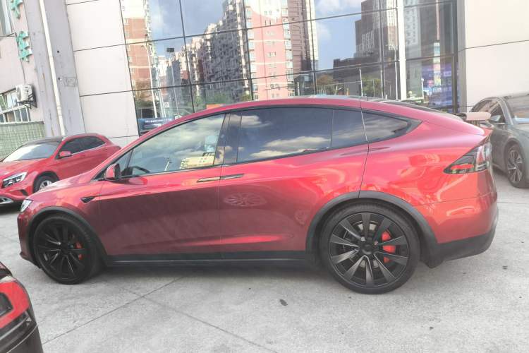 Used Tesla Model X 2023 Three-Motor All-Wheel-Drive Plaid Version Left Side