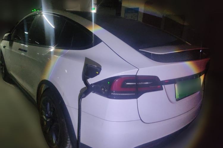 Used Tesla Model X 2023 Dual-Motor All-Wheel-Drive Version Rear Left 45 Deg