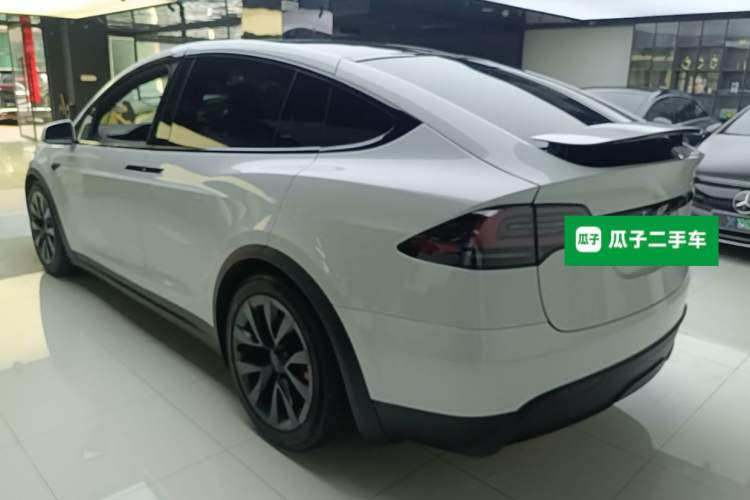 Used Tesla Model X 2023 Three-Motor All-Wheel-Drive Plaid Version Rear Left 45 Deg