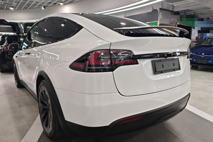 Used Tesla Model X 2023 Three-Motor All-Wheel-Drive Plaid Version Rear Left 45 Deg