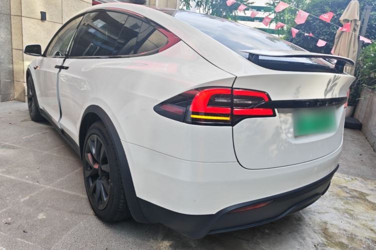 Used Tesla Model X 2023 Dual-Motor All-Wheel-Drive Version Rear Left 45 Deg