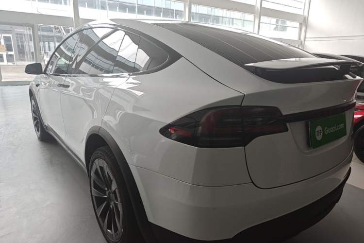 Used Tesla Model X 2023 Three-Motor All-Wheel-Drive Plaid Version Rear Left 45 Deg
